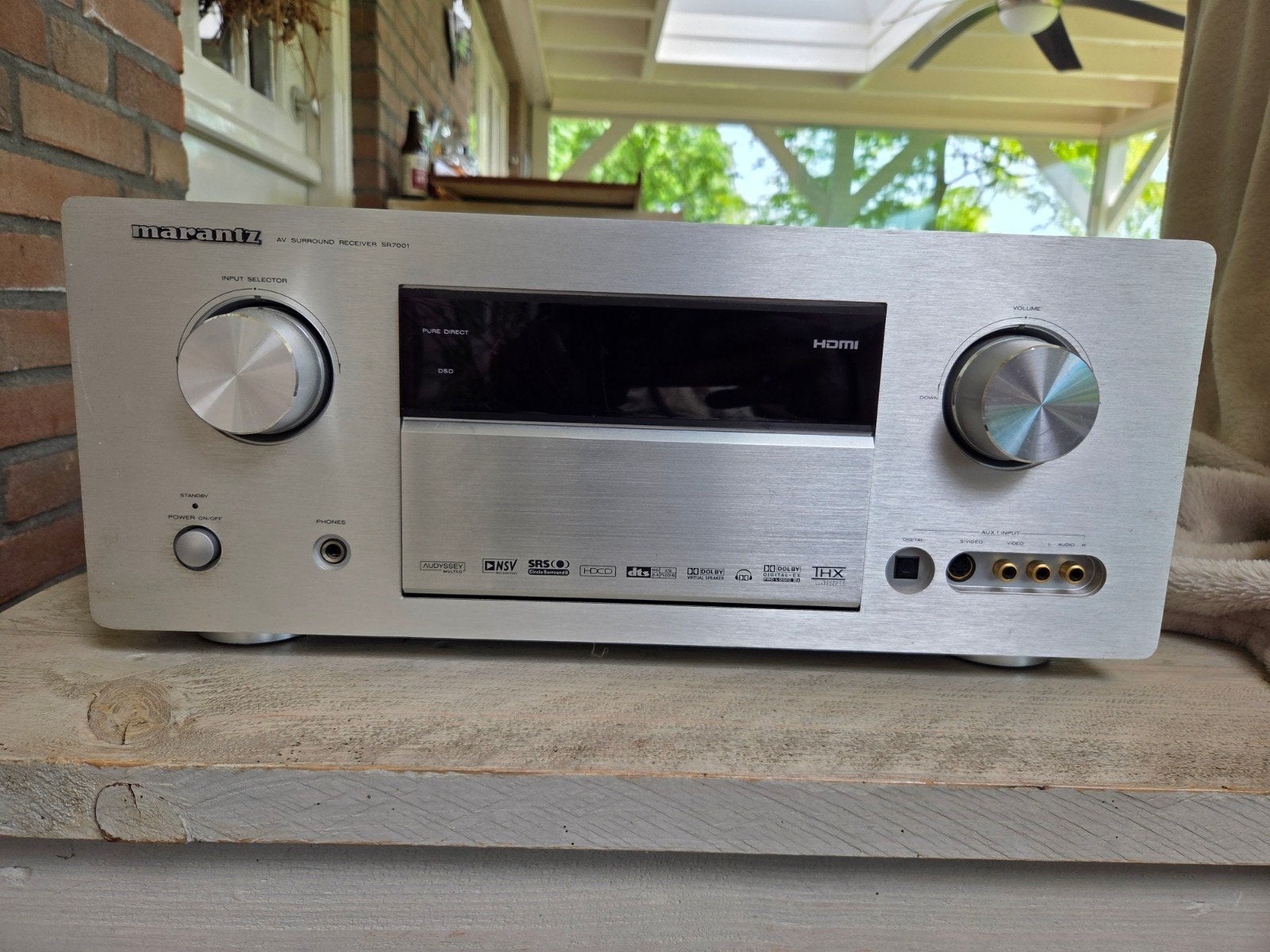 Marantz SR7001 AV Surround Receiverr - Zilver, Marantz, Gebruikt, Ophalen of Verzenden, 120 watt of meer