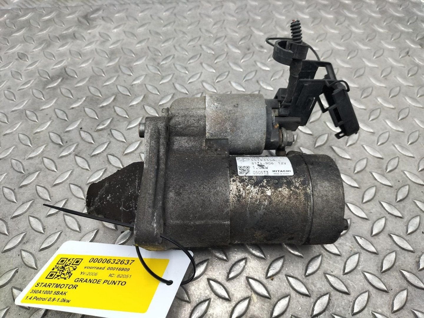 FIAT GRANDE PUNTO STARTMOTOR 2006, Auto-onderdelen, Overige Auto-onderdelen, Gebruikt, ARN erkend, Stiba lid, Erkend duurzaam