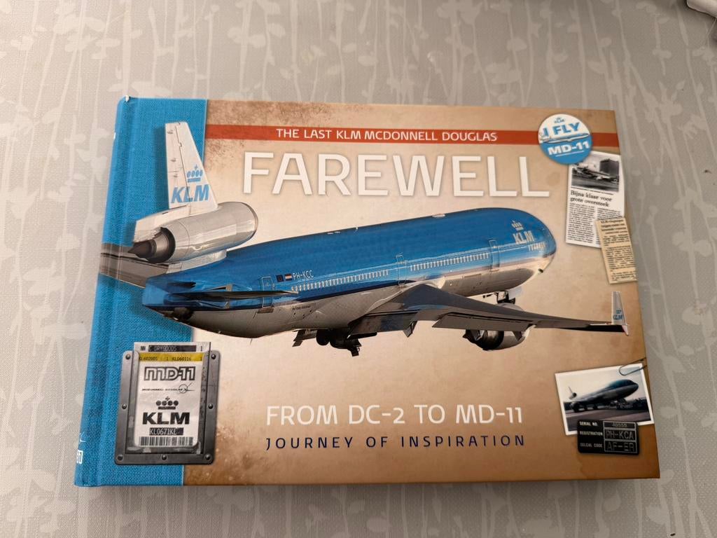 The last klm mcdonell douglas fatewell md-11 boek, Ophalen of Verzenden, Zo goed als nieuw, Boek of Tijdschrift