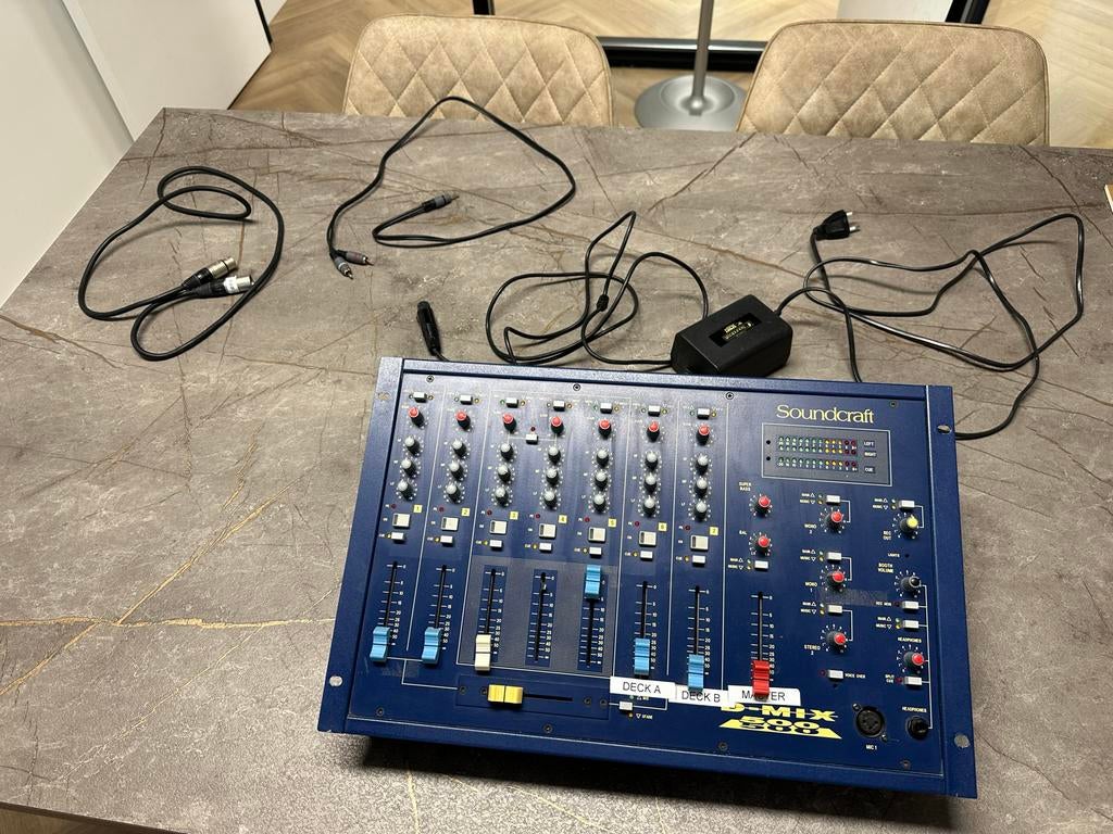 Soundcraft J-Mix 500 mengpaneel, Muziek en Instrumenten, Mengpanelen, Ophalen, Gebruikt, 5 tot 10 kanalen, Microfooningang
