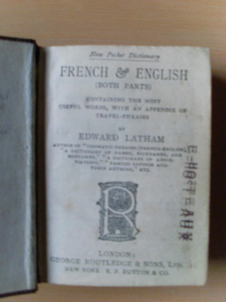 Latham Dictionary of the English and French Languages, Boeken, Ophalen of Verzenden, Gelezen, Overige uitgevers, Engels