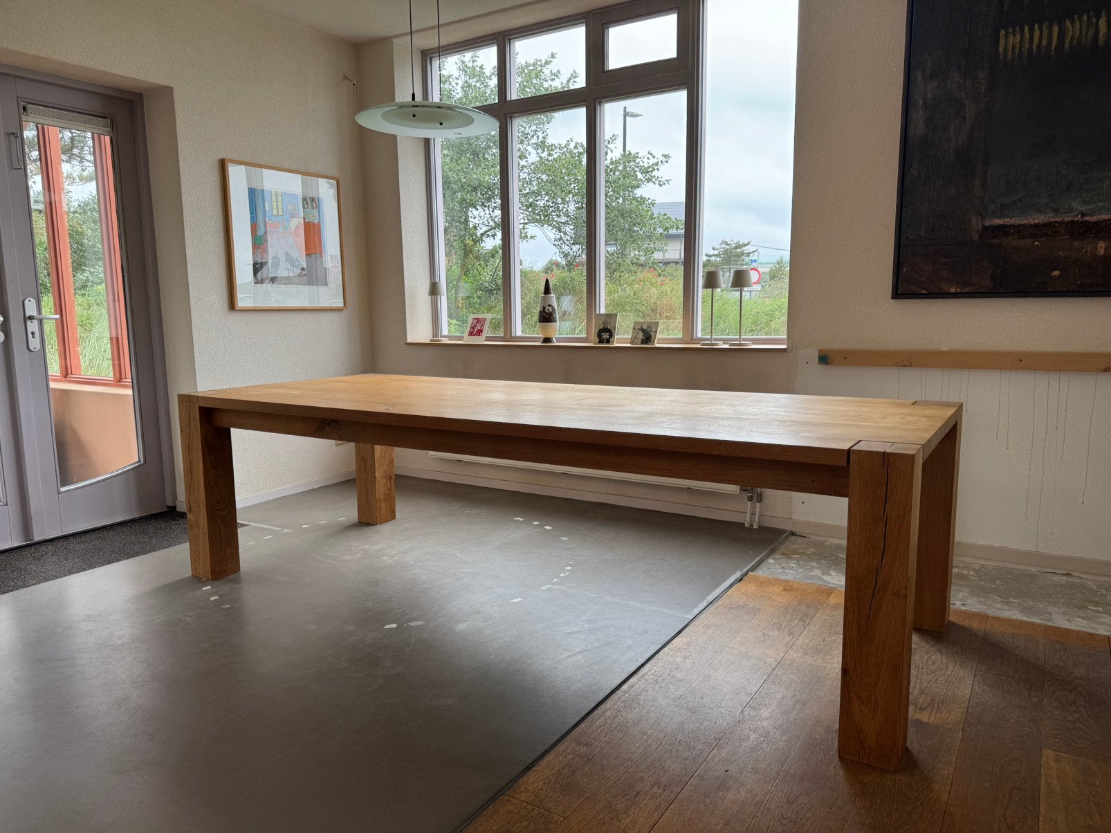 E15 Bigfoot eiken tafel 270 x 104.8 x 75, Huis en Inrichting, Tafels | Eettafels, Zo goed als nieuw, 100 tot 150 cm, 200 cm of meer