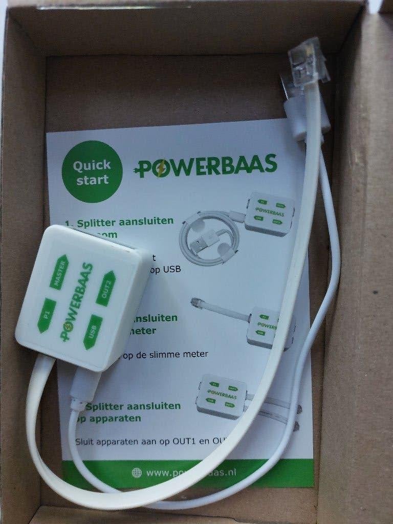 Powerbaas active P1 splitter, Ophalen of Verzenden, Zo goed als nieuw