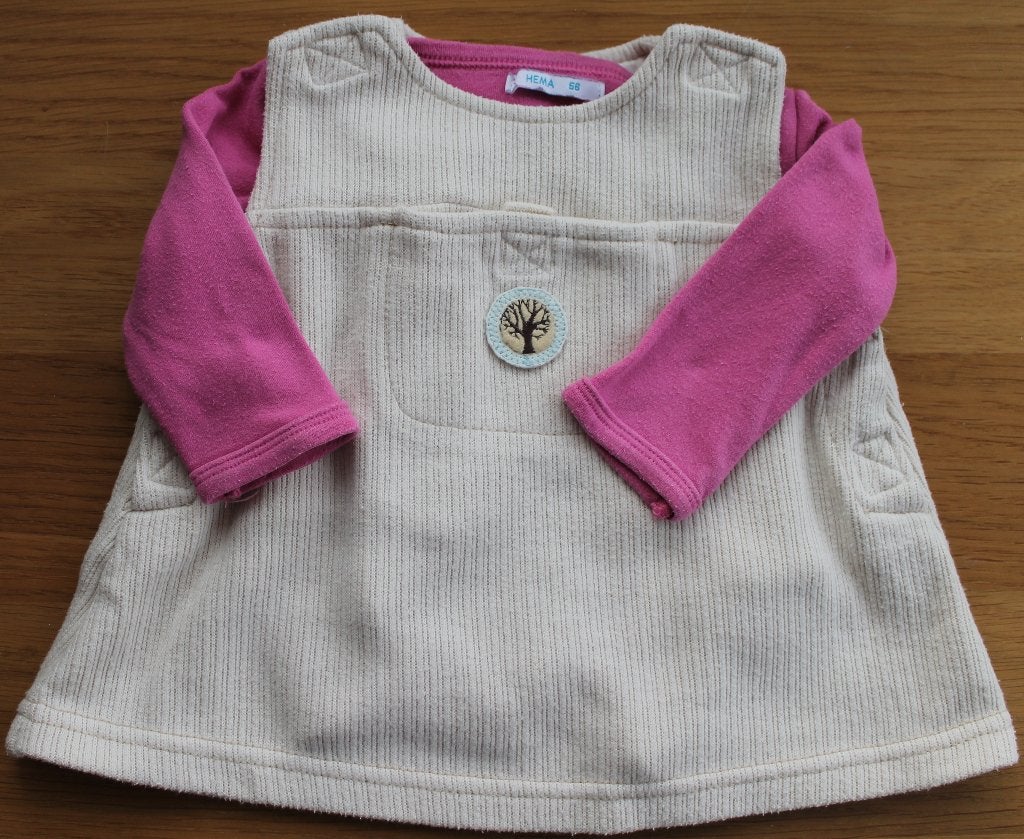 Superleuk tuniek jurkje overgooier Prenatal mt 56, Kinderen en Baby's, Babykleding | Maat 56, Gebruikt, Meisje, Ophalen of Verzenden