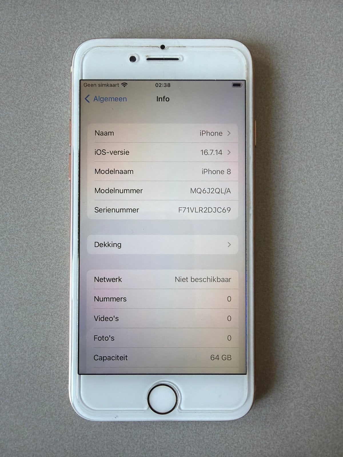 iPhone 8 64GB - Zeer netjes, Gebruikt, Ophalen of Verzenden, 64 GB, Zonder abonnement
