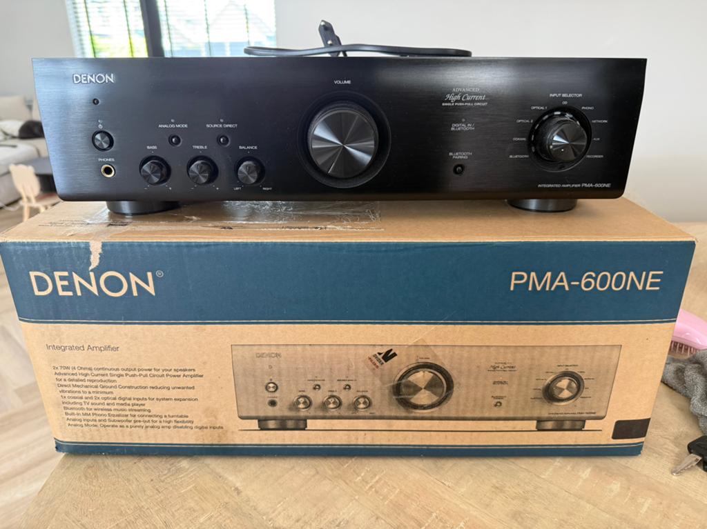 Denon PMA-600NE Geïntegreerde Versterker, Audio, Tv en Foto, Versterkers en Receivers, Ophalen, Denon, Zo goed als nieuw, 120 watt of meer