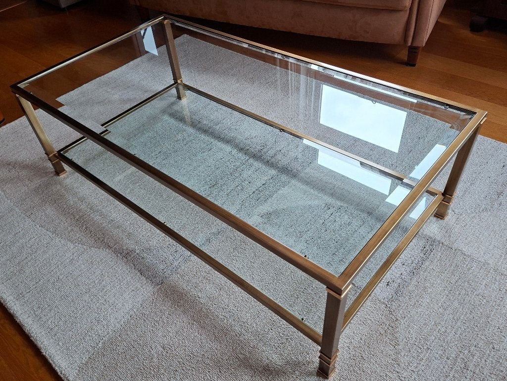 Salontafel, Ophalen, Gebruikt, Glas, Rechthoekig
