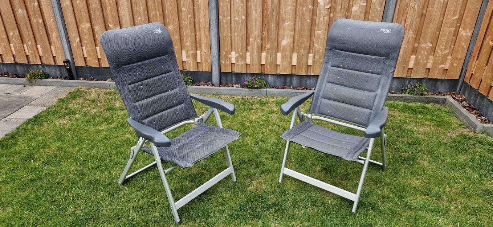 Crespo AL-237 Deluxe standenstoel met voetenste, Ophalen, Campingstoel