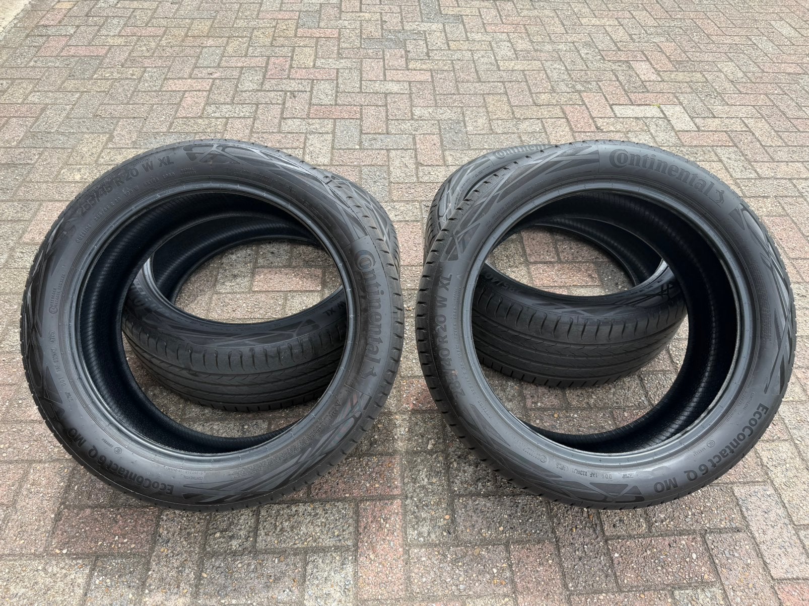 4x Continental MO banden GLC | 255/45 & 285/40 R20 ZGAN, Auto-onderdelen, Banden en Velgen, Band(en), Zomerbanden, 20 inch, 255 mm