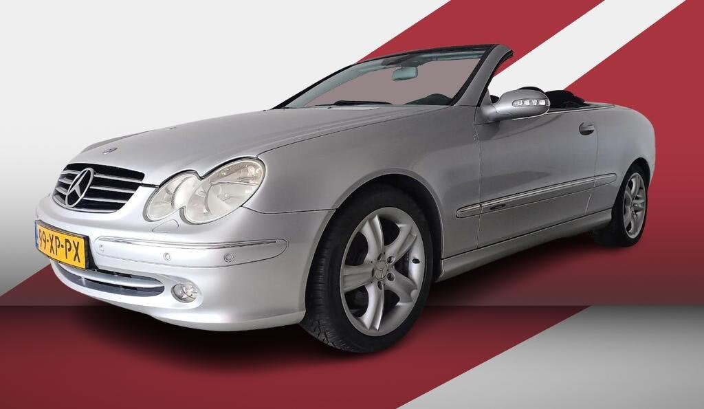 Mercedes-Benz CLK-klasse Cabrio 320 Avantgarde, Auto's, Mercedes-Benz, Automaat, Achterwielaandrijving, Gebruikt, Cabriolet