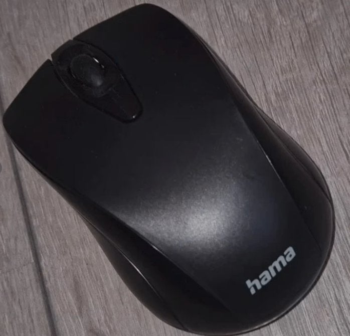 hama AMW-300 Draadloze Muis - 4 Knoppen, Rechtshandig, Muis, Gebruikt, Ophalen of Verzenden