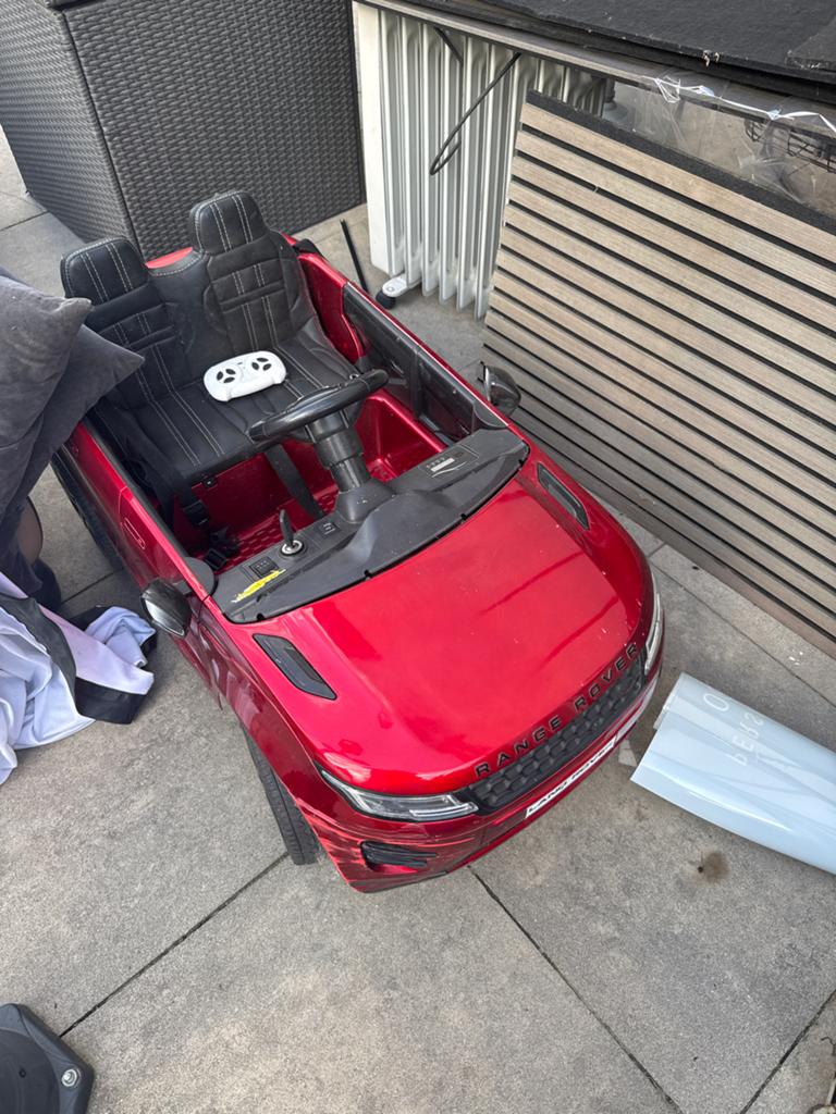 Elektrische kinderauto Range Rover met afstandsbediening, Ophalen, Gebruikt, Afstandsbediening