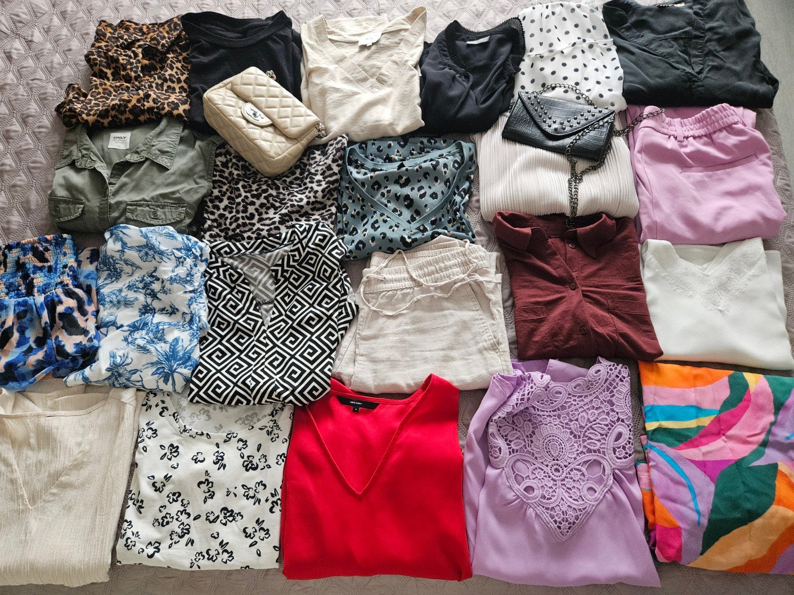 trendy dames pakket+2tasjes, Ophalen of Verzenden, Zo goed als nieuw, Maat 38/40 (M)
