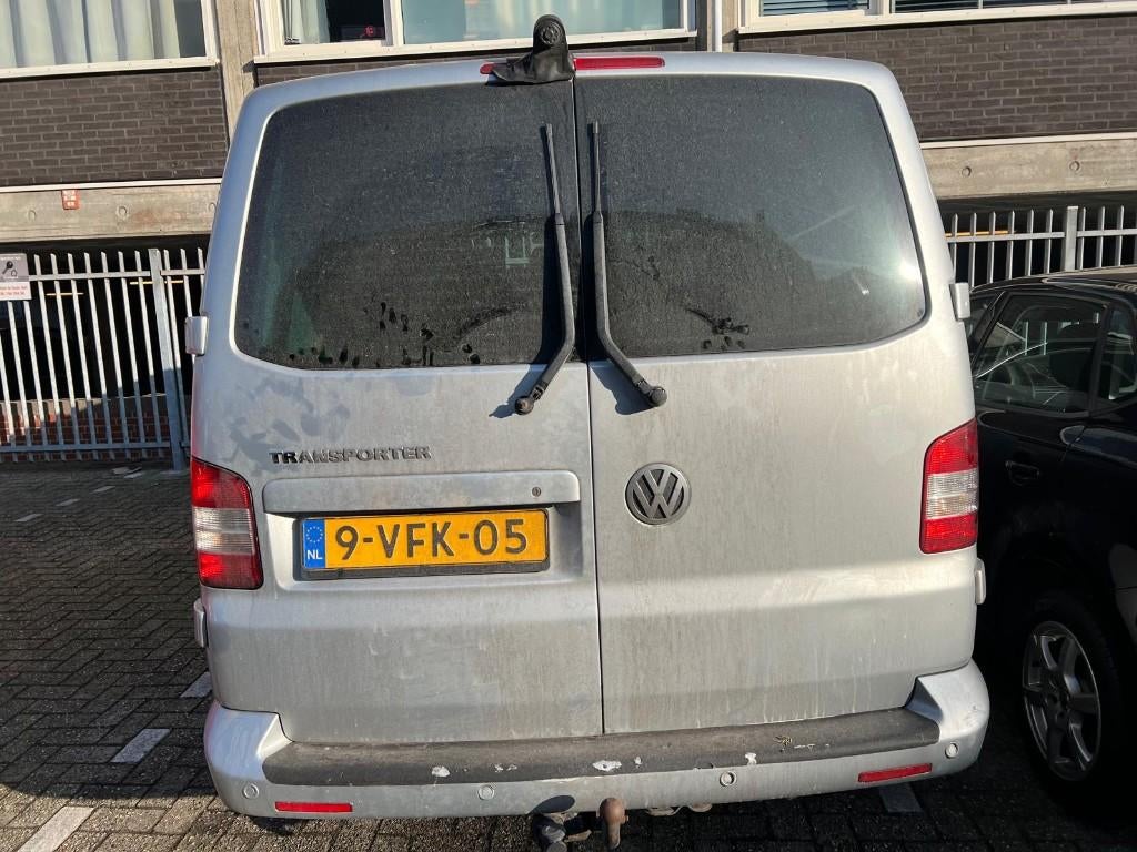 Volkswagen Transporter Bestel 2.5 D 128KW DC AUT 2009, Auto's, Stof, Zwart, Volkswagen, 2020 kg