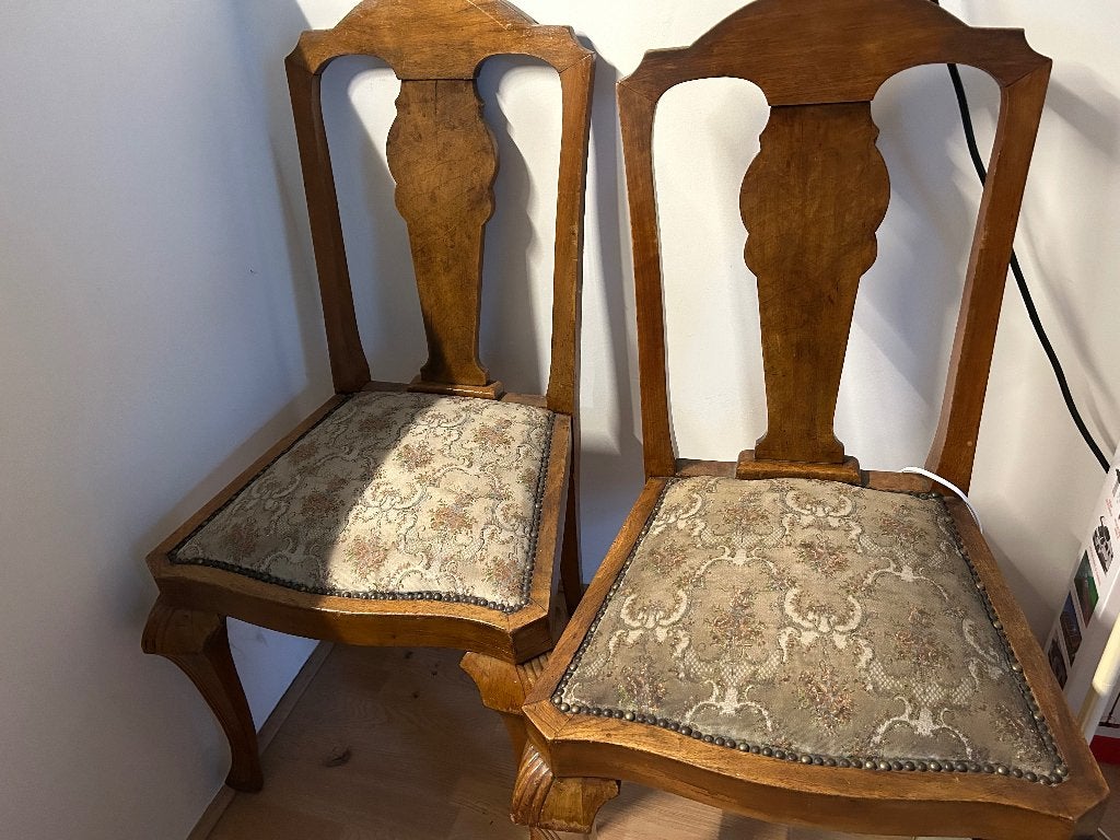 Gratis stoelen, Huis en Inrichting, Stoelen, Ophalen, Antik, Gebruikt, Vier
