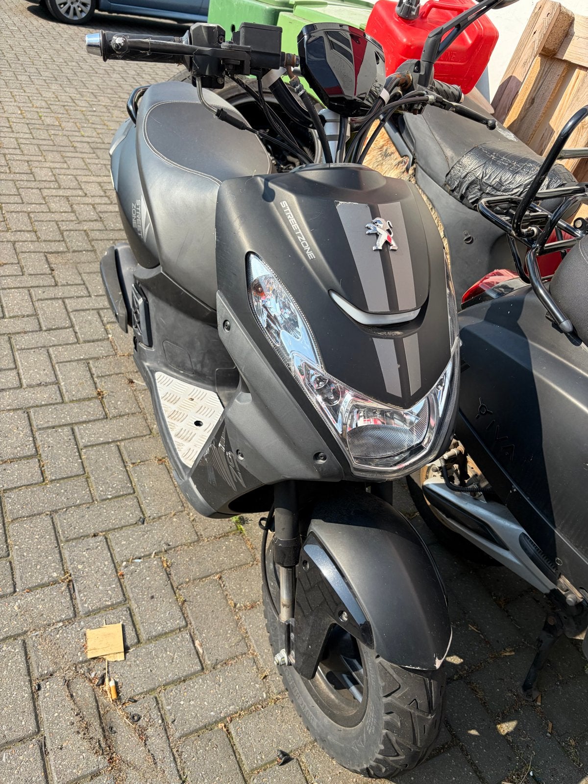 Peugeot Streetzone Scooter - Mat Zwart 2022, Ophalen, Gebruikt, Overige modellen, Benzine