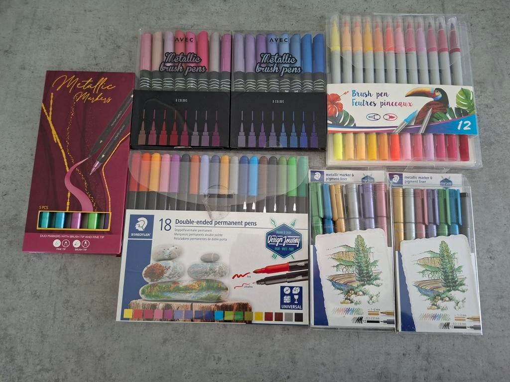 Groot pakket stiften, Ophalen, Potlood of Stift