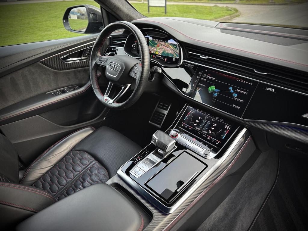 Audi RSQ8 4.0 TFSI Q8 quattro RS Dynamic +|Akrapovic|Keramis, Auto's, Audi, Gebruikt, 600 pk, Bedrijf, Vierwielaandrijving
