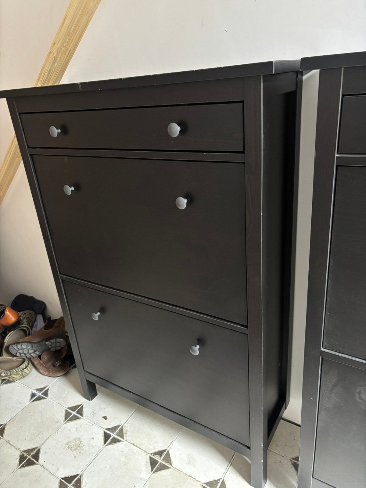 IKEA HEMNES schoenenkasten (2 stuks) – ook los te koop, Huis en Inrichting, Kasten | Schoenenkasten, Zo goed als nieuw, Ophalen