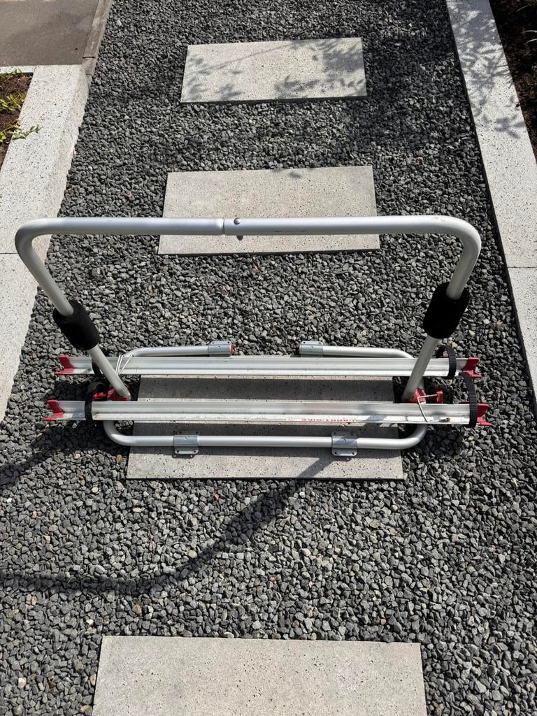 Caravan fietsen dissel drager, Ophalen