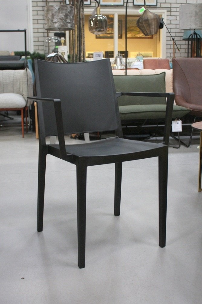 Trendy stoelen tuinstoelen terras horeca wit zwart brique, Ophalen, Nieuw