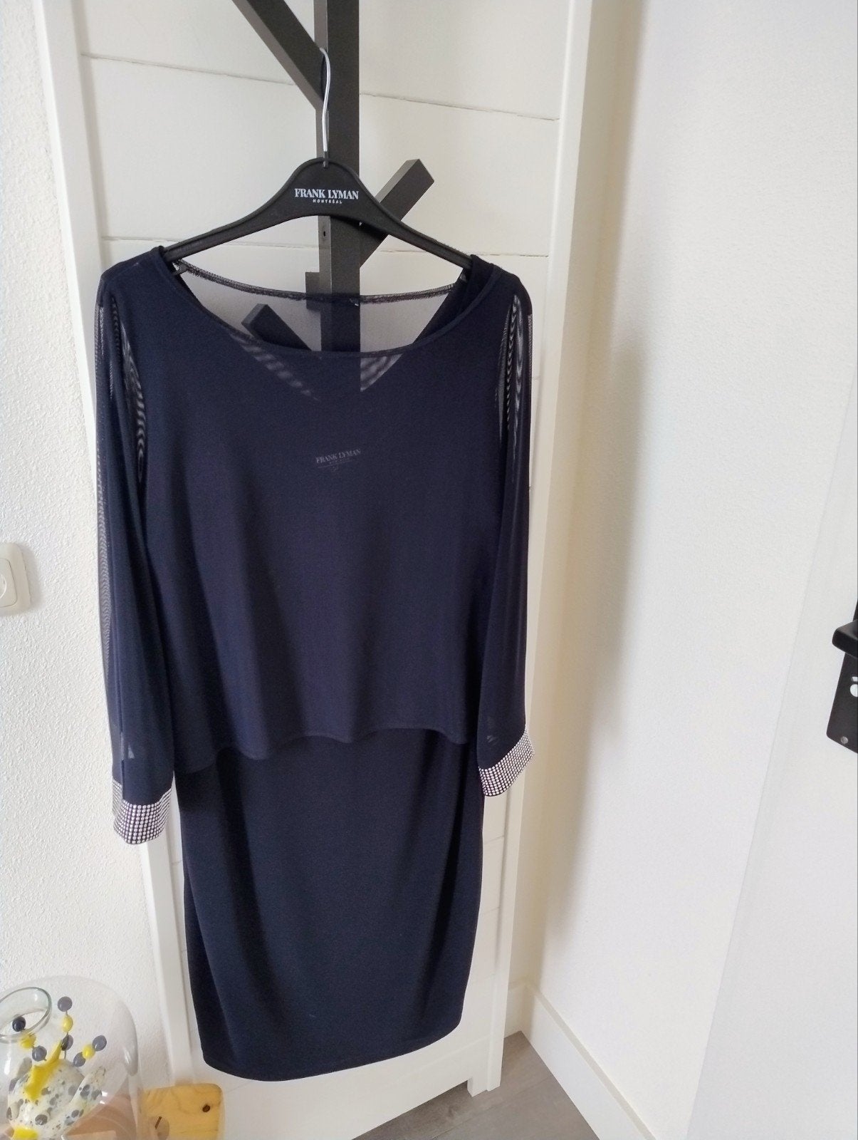 Frank Lyman jurk, Kleding | Dames, Jurken, Ophalen of Verzenden, Zo goed als nieuw, Maat 38/40 (M), Blauw