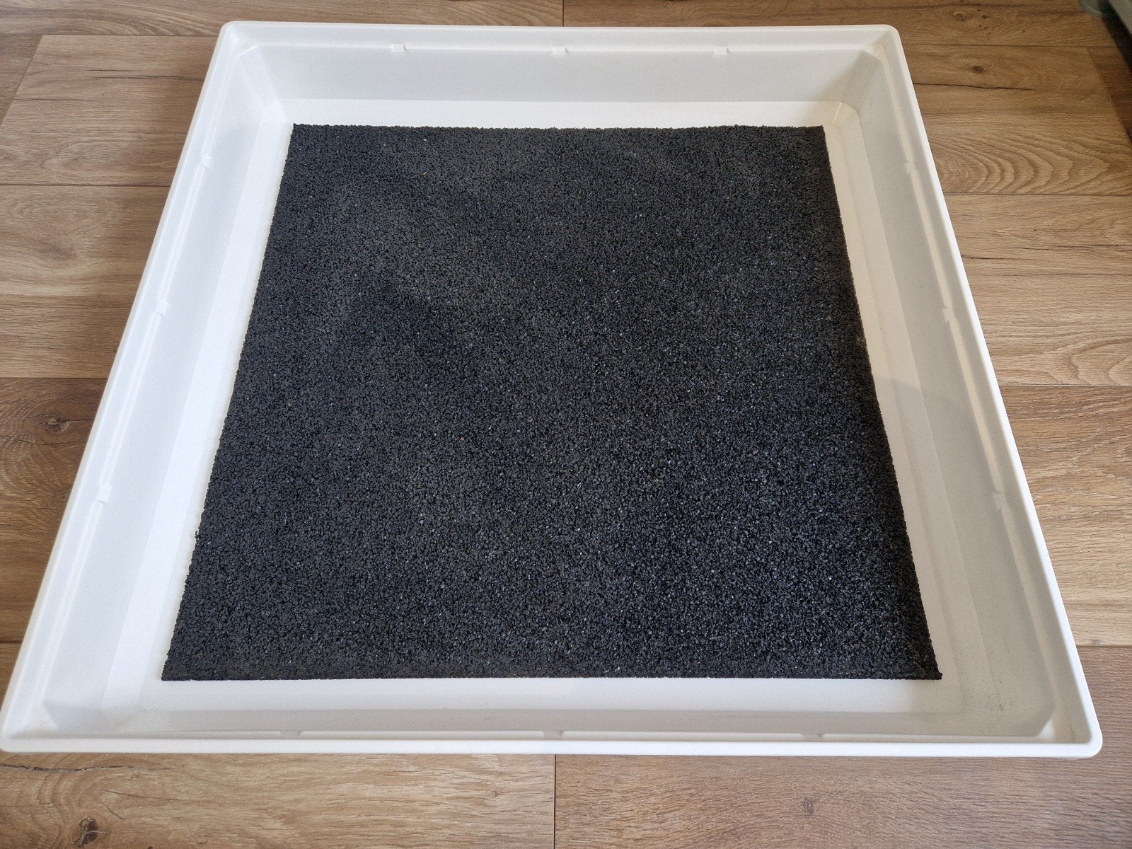 NIEUW: Wasmachine/droger lekbak 70x70x10 met anti-trilmat, Ophalen, Nieuw