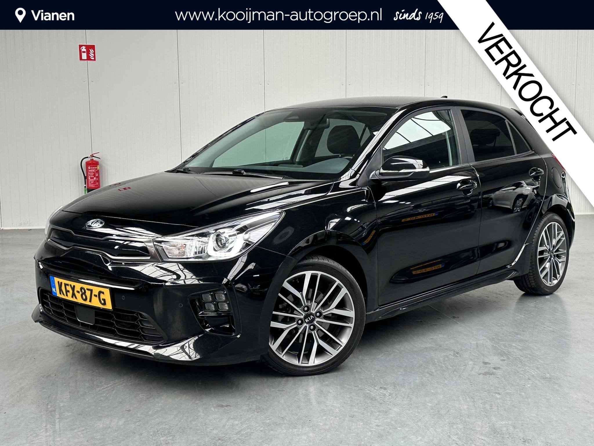 Kia Rio 1.0 T-GDi MHEV GT-Line, Auto's, Kia, Bedrijf, Te koop, Rio, ABS, Achteruitrijcamera, Adaptieve lichten, Adaptive Cruise Control