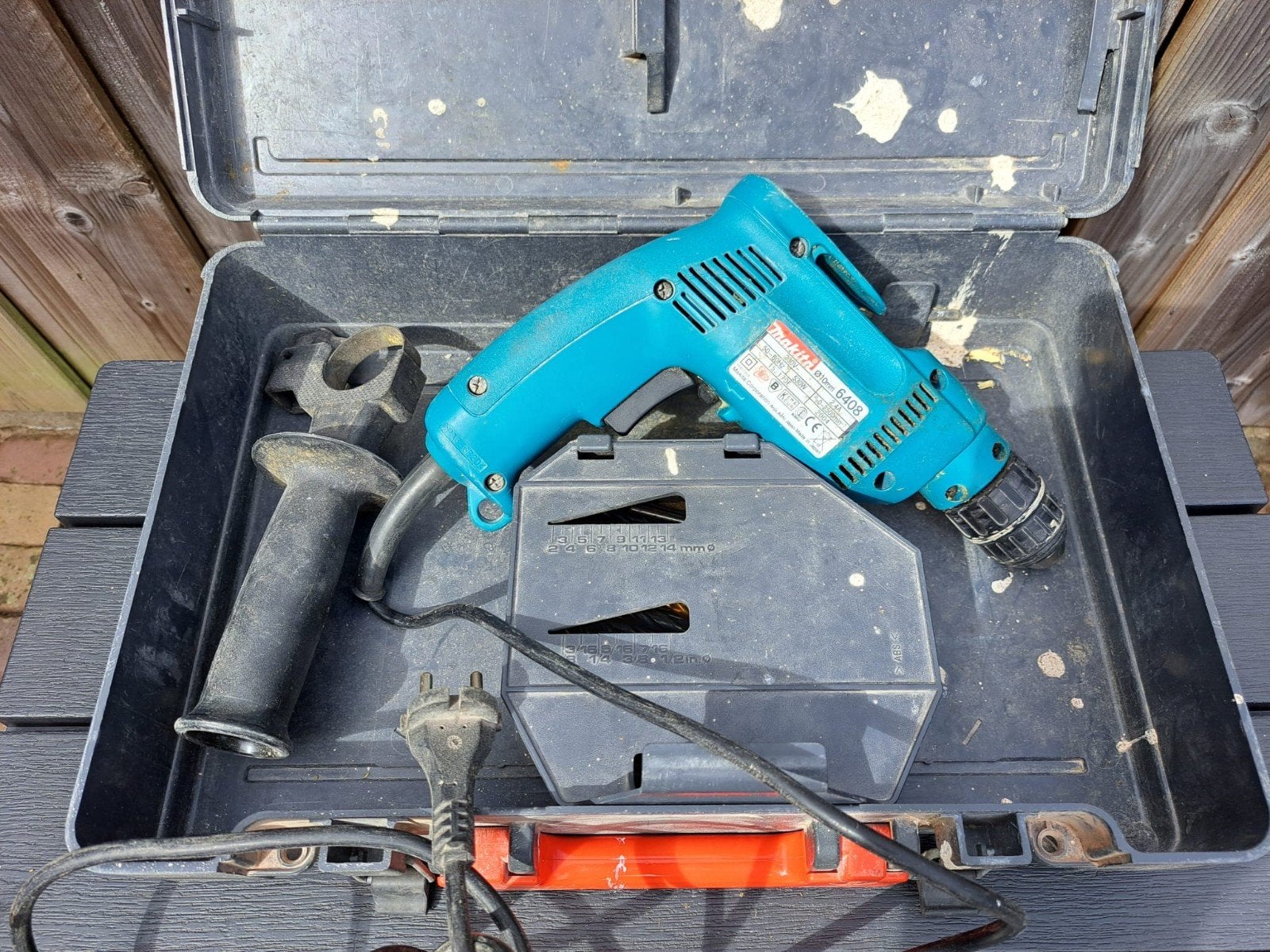 Houtboormachine., Ophalen, Gebruikt