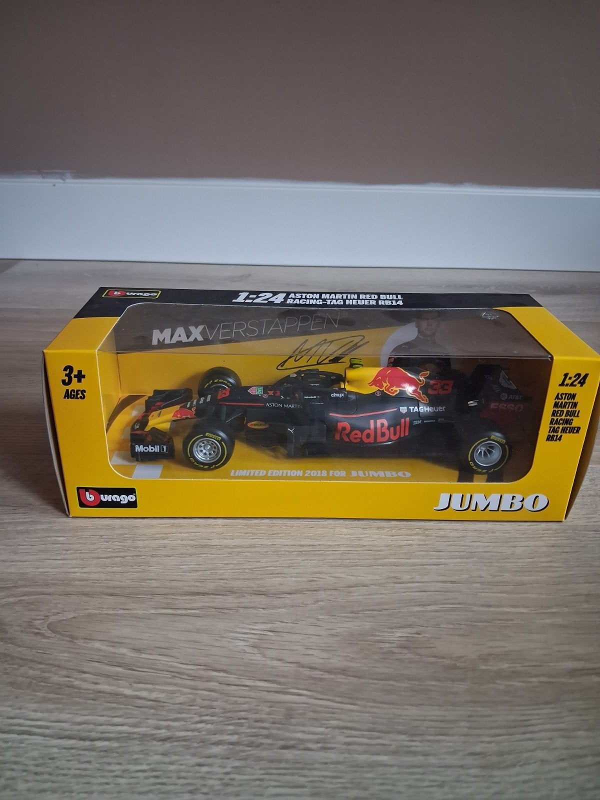 Bburago Red Bull Racing RB14 Max Verstappen 2018 (1:24), Hobby en Vrije tijd, Modelauto's | 1:24, Ophalen of Verzenden, Zo goed als nieuw