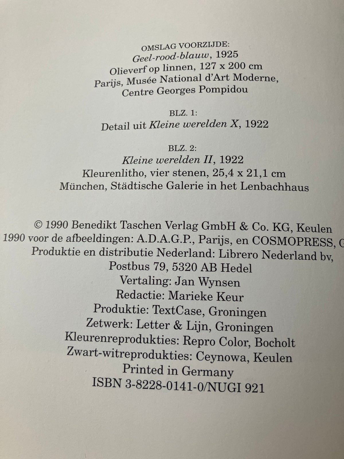 Wassily Kandinsky - Kunstboek (1990), Ophalen of Verzenden, Zo goed als nieuw, Schilder- en Tekenkunst