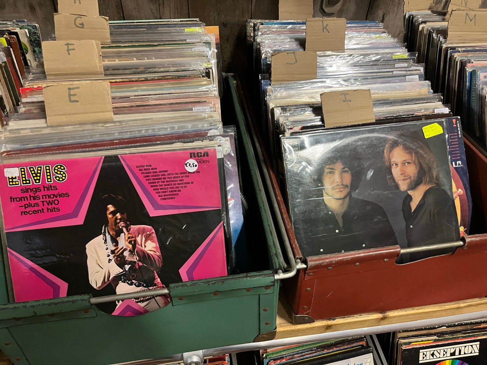 Grote keuze elpees en singles, voornamelijk jaren 60-70-80, Cd's en Dvd's, Ophalen, Gebruikt, Pop, LP