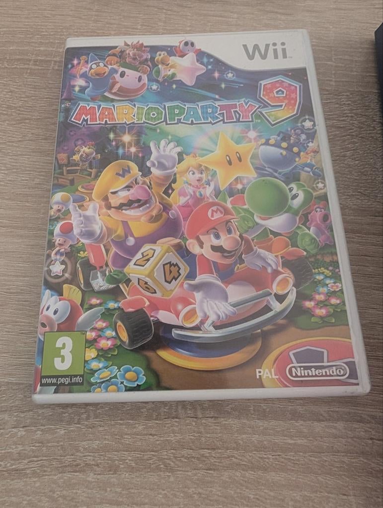 Mario Party 9, Cars, Wii fit, the last story, monster hunter, Spelcomputers en Games, Games | Nintendo Wii, Gebruikt, Overige genres