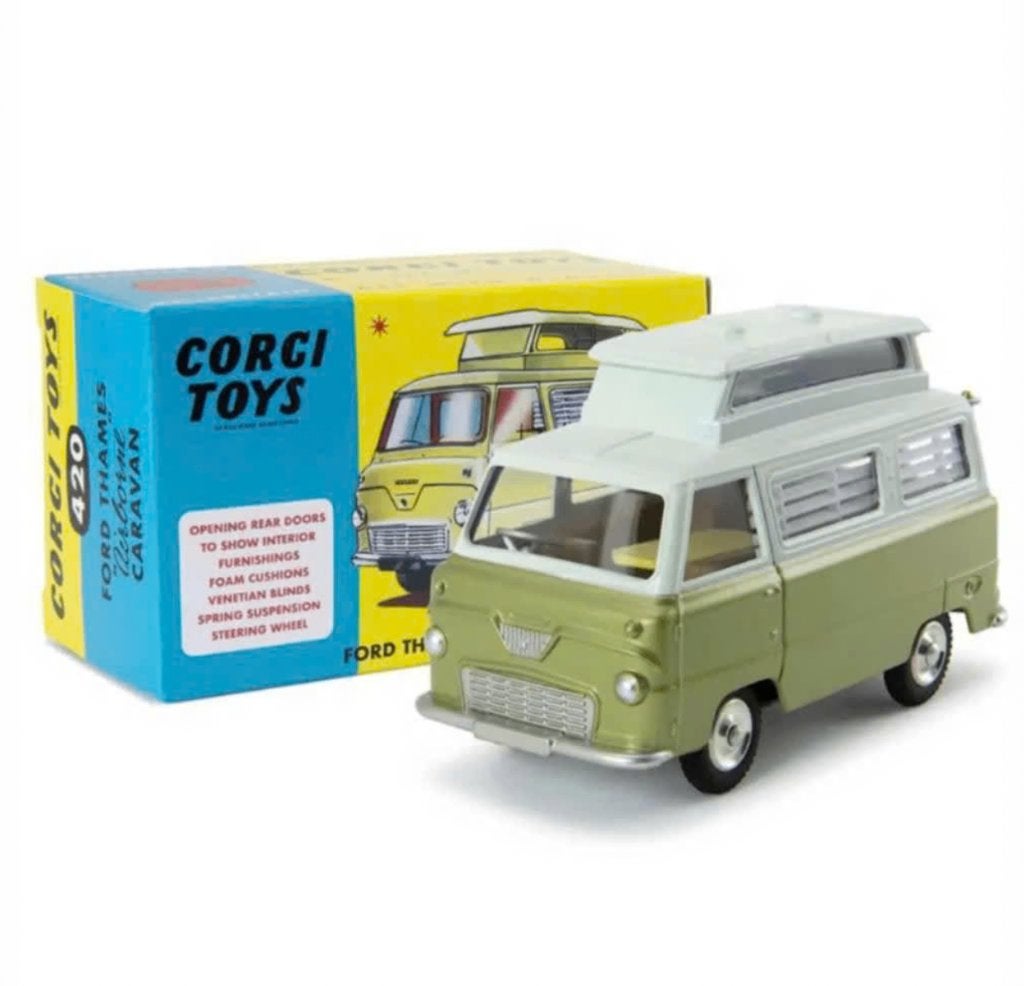 Ford Thames Airborne Caravan Corgi NEW schaal 1/43 ref. 420, Ophalen of Verzenden, Nieuw, Auto, Corgi