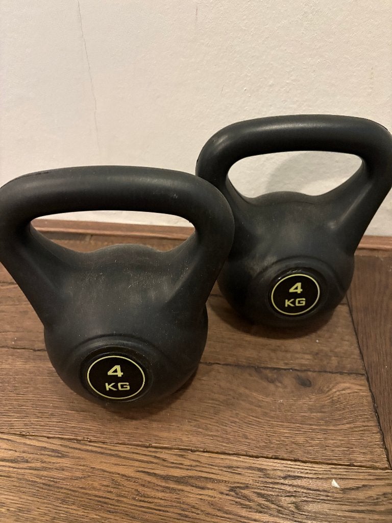 Kettlebell - Set van 2x 4kg, Ophalen, Zo goed als nieuw, Kettlebell