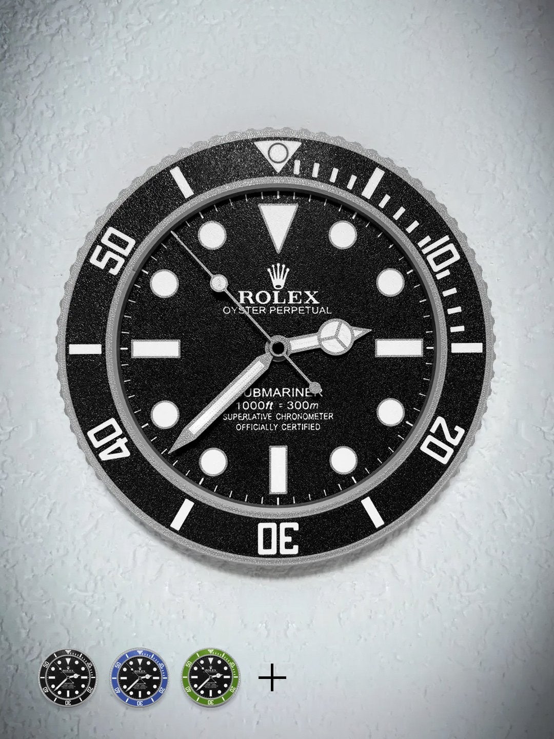 Rolex Submariner Wandklok - Diverse kleuren beschikbaar, Analoog, Nieuw, Ophalen of Verzenden, Modern