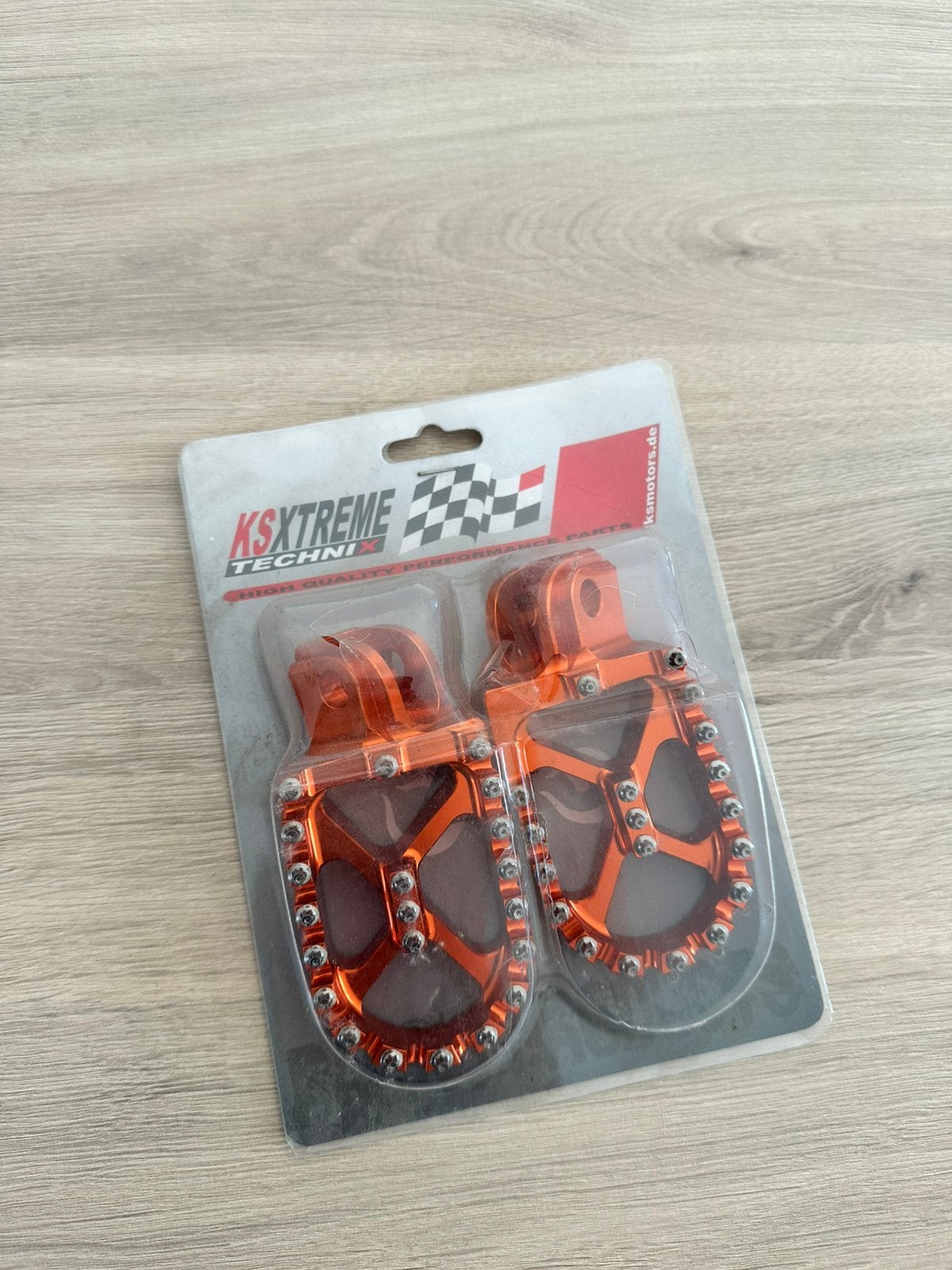 Oranje voetsteunen voor ktm sx/sxf oud model, Ophalen of Verzenden, Nieuw