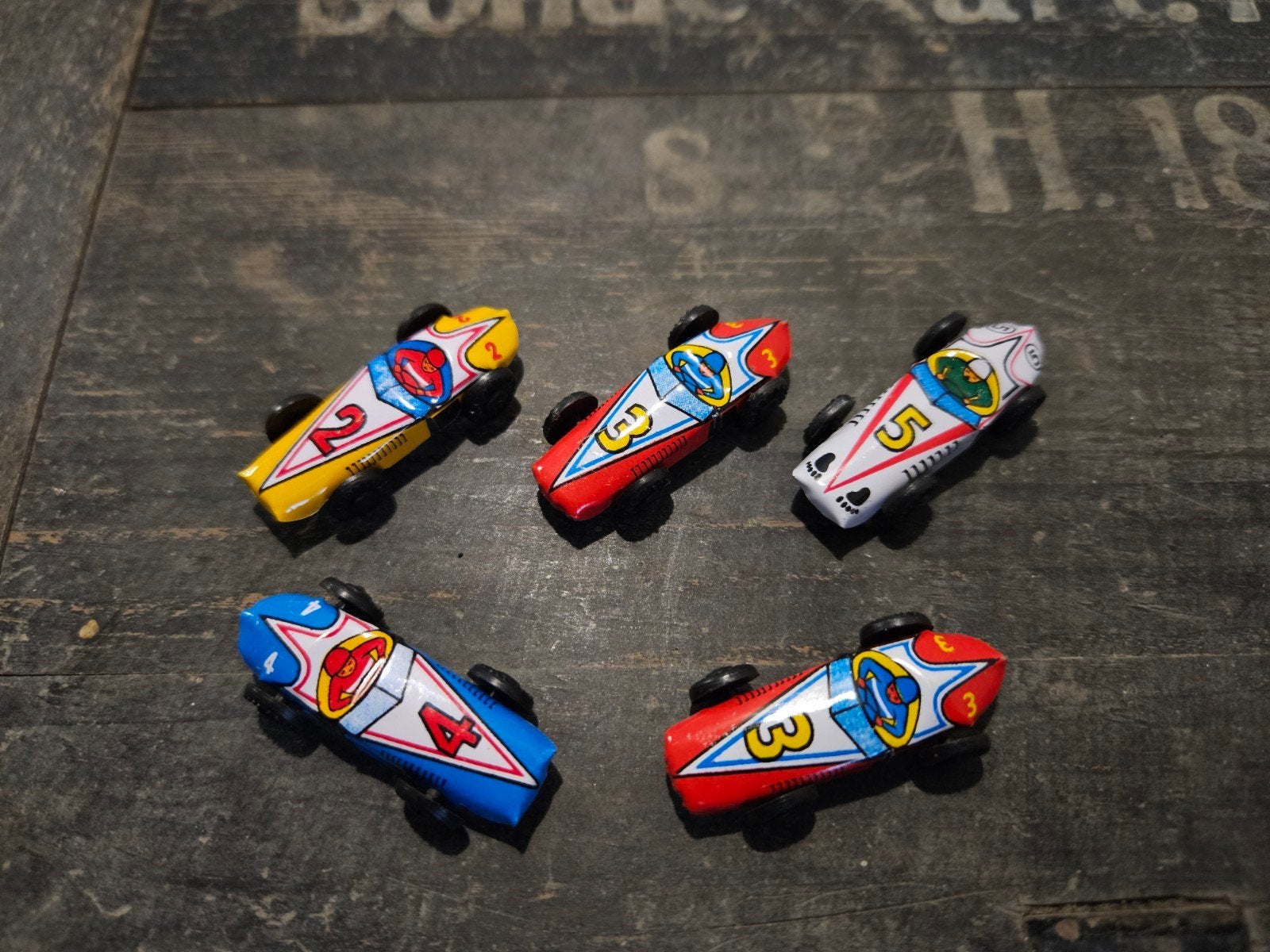 blikken nostalgische mini race autootjes, Kinderen en Baby's, Ophalen of Verzenden
