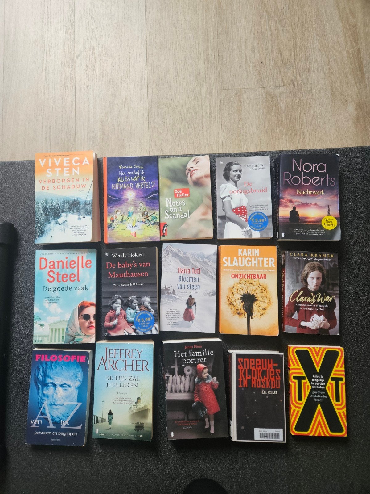 Diverse boeken: thrillers, (oorlog)romans, filosofie, Boeken, Ophalen, Gelezen, Diverse auteurs, Nederland