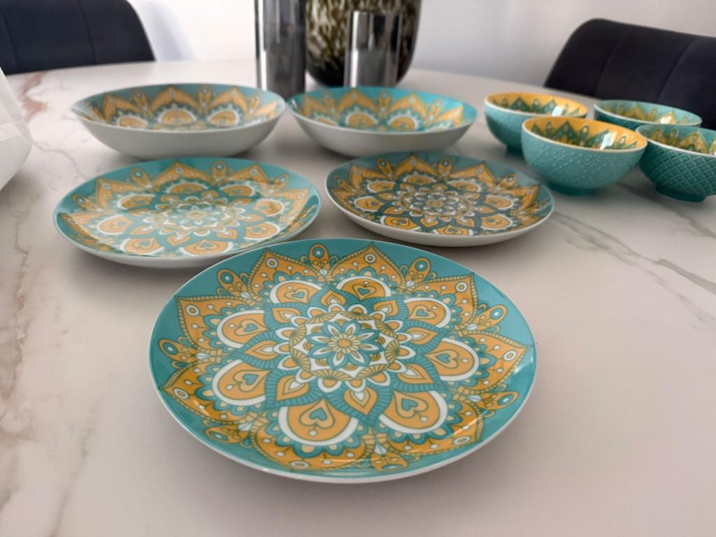 Kleurrijke borden, Ophalen of Verzenden, Overige stijlen, Bord(en)