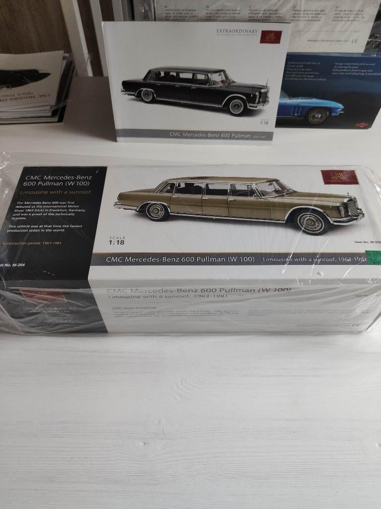 CMC Mercedes-Benz 600 Pullman (W100) M-204 1:18 Nieuw, Ophalen of Verzenden, Nieuw, Auto, Autoart