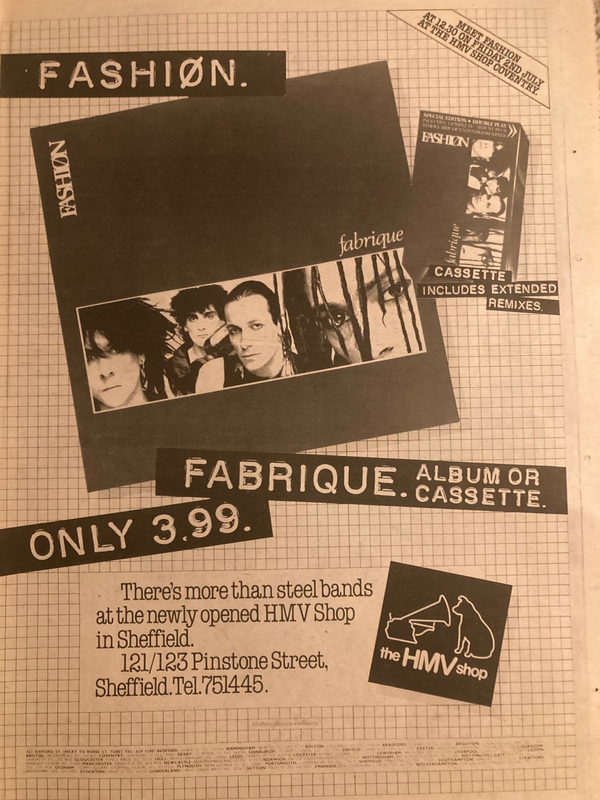 FASHION Fabrique A3 advertentie, Ophalen of Verzenden, Zo goed als nieuw