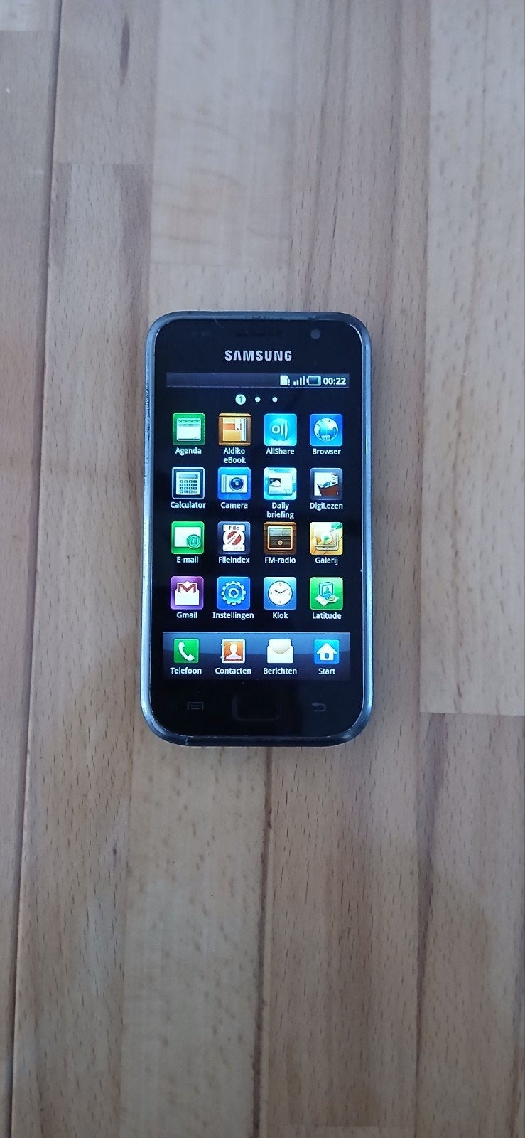 Originele Samsung Galaxy S - Klassieke Android Smartphone, Telecommunicatie, Mobiele telefoons | Samsung, Gebruikt, Zwart, Touchscreen