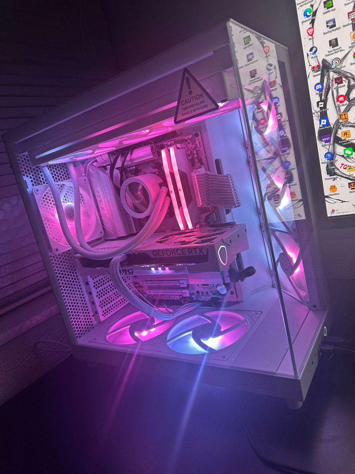 Witte Gaming PC – RTX 5060 Ti | Ryzen 5 9600X | 32GB DDR5, Ophalen, Overige genres, 1 speler, Zo goed als nieuw