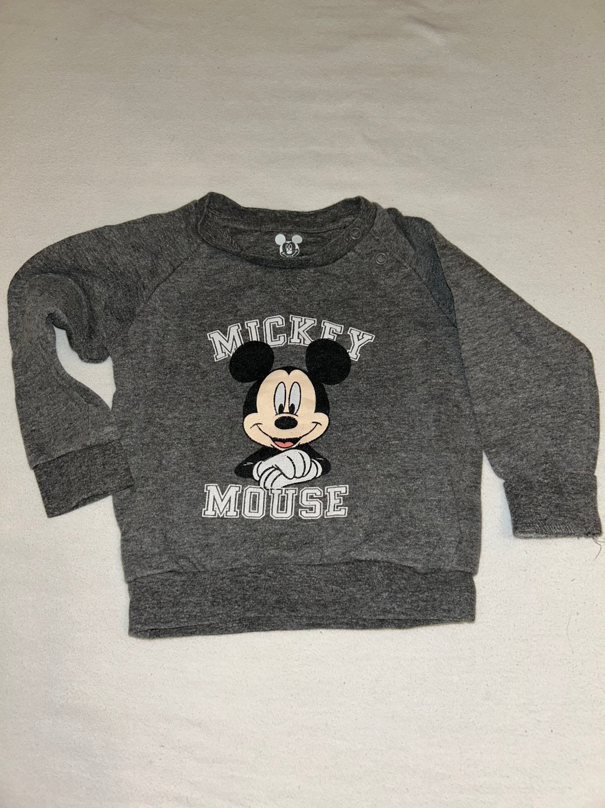 Mickey Mouse Trui Maat 80, Kinderen en Baby's, Babykleding | Maat 80, Ophalen of Verzenden, Zo goed als nieuw, Jongetje, Truitje of Vestje
