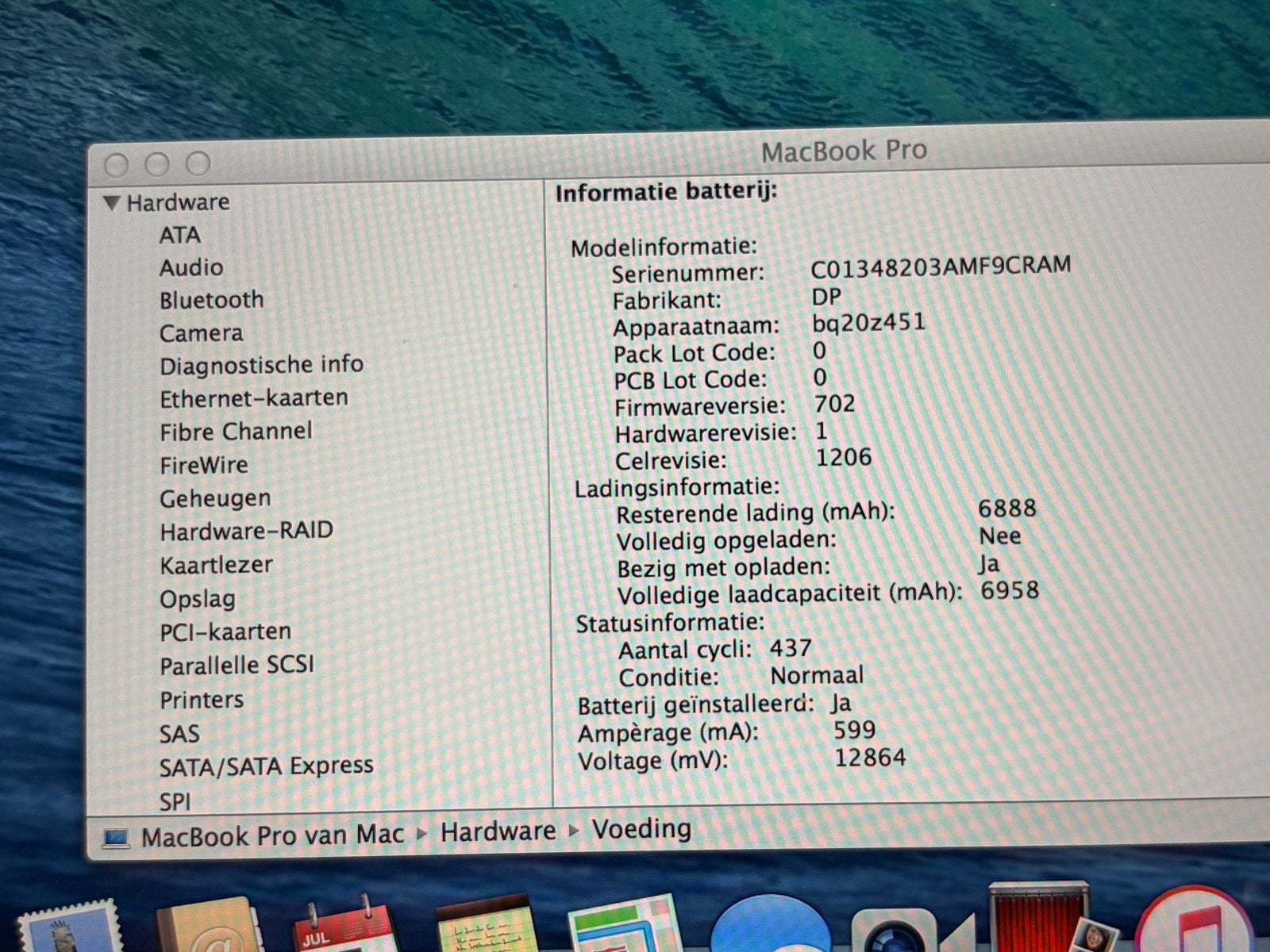 Foto 14 van MacBook Pro Retina 15” A1398 i7 16GB 1TB SSD MacOS Sequoia