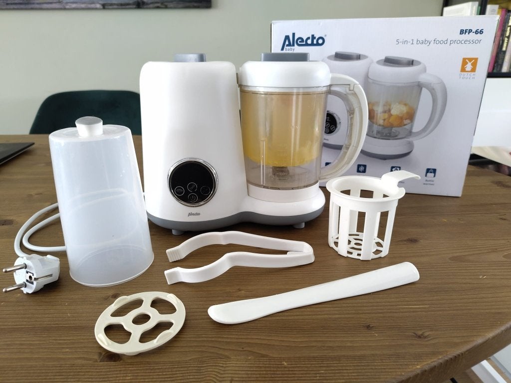 Alecto babyvoedsel stomer/blender/flessenwarmer/sterilisator, Ophalen, BPA-vrij, Babyvoedingmaker, Gebruikt