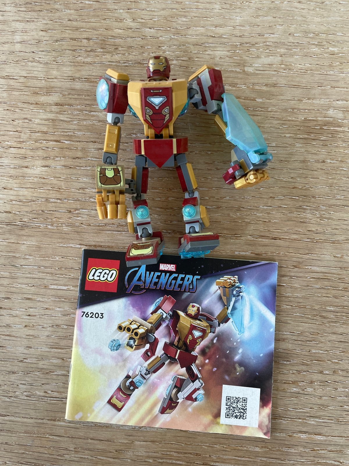 LEGO Marvel Iron Man Mech Armor 76203 - Zonder doosje, Kinderen en Baby's, Marvel, Lego, Ophalen of Verzenden, Zo goed als nieuw