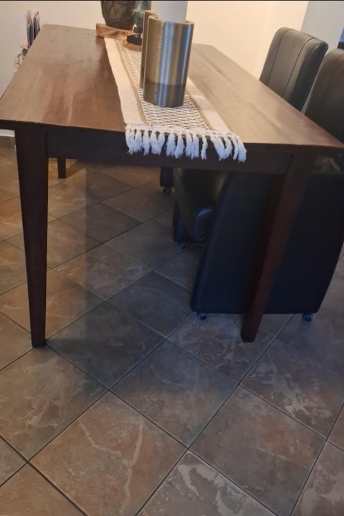 Teakhouten/ koloniale eettafel, 160x90x70. Lxbrxh. 2 laden., Ophalen, Gebruikt, 50 tot 100 cm, 150 tot 200 cm