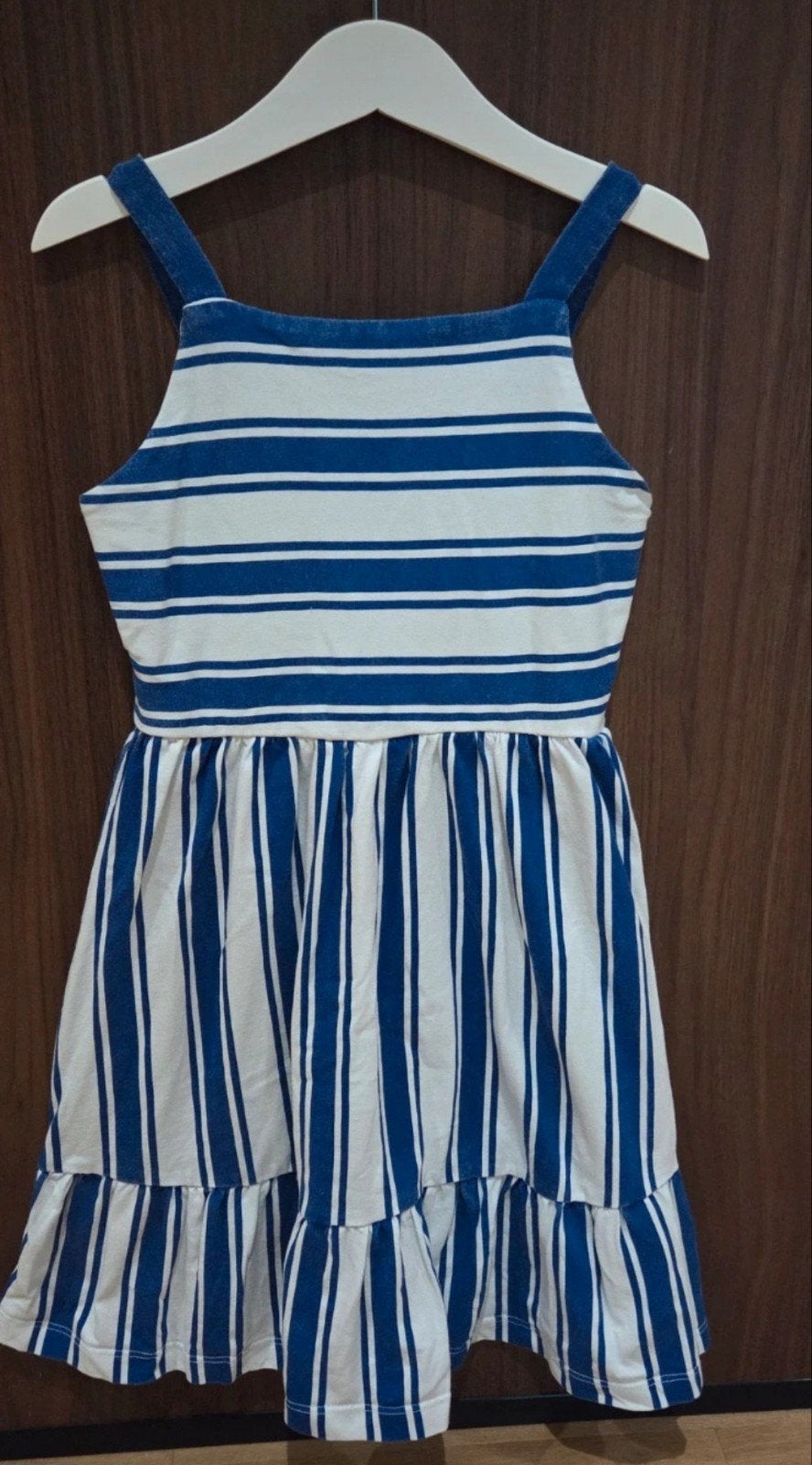 Zara zomerjurk blauw-wit gestreept, maat 128/134 (8-9 jaar), Meisje, Ophalen of Verzenden, Zo goed als nieuw, Zara